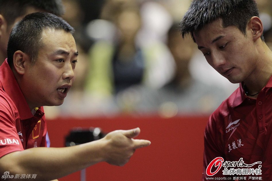 韩国队完胜奥地利队，张继科带队取胜